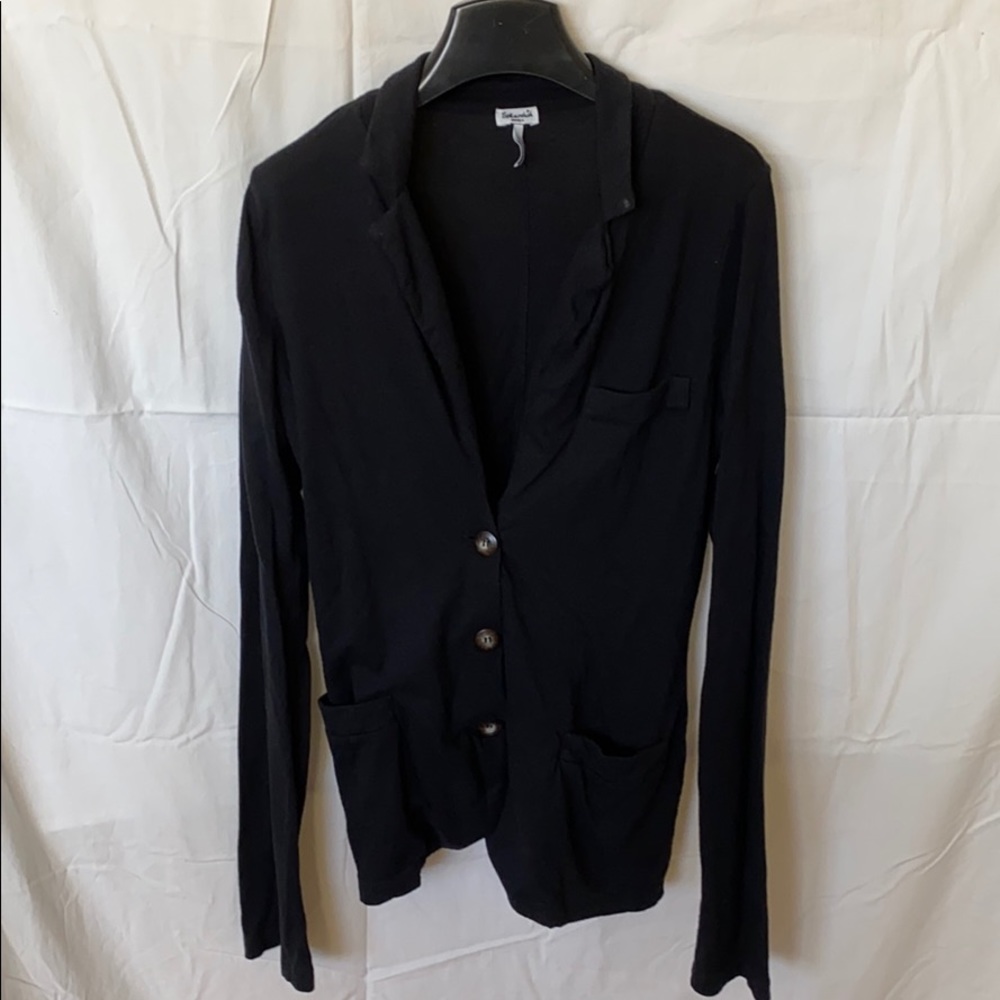 Splendid small black cotton blazer